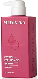 311G4zyGRTL._SX300_SY300_QL70_FMwebp_ Medix 5.5 Retinol Body Lotion Firming Moisturizer | Crepey Skincare Treatment | Retinol Body Cream | Anti Aging Firming Cream For Women Targets Look Of Crepe Skin, Wrinkles, & Sagging Skin, 15 Fl Oz