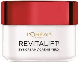 31AyRPc8dQL._SY300_SX300_QL70_ML2_ L'Oreal Paris Skincare Revitalift Anti-Wrinkle and Firming Eye Cream with Pro Retinol, Treatment to Reduce Dark Circles, Fragrance Free, 0.5 oz.