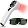 Cold Laser Human/Vet Device with LED Display Targets Joint and Muscles for Infrared Light(2x808nm +12X650nm)