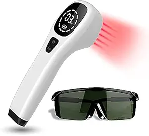 31KGQGTEGqS.__AC_SX300_SY300_QL70_FMwebp_ Cold Laser Human/Vet Device with LED Display Targets Joint and Muscles for Infrared Light(2x808nm +12X650nm)