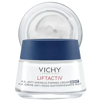 410bklqZS2L._SY445_SX342_QL70_FMwebp_ Vichy LiftActiv Supreme Night Cream, Anti Aging Face Cream with Vitamin C and Rhamnose to Firm and Brighten, Suitable for Sensitive Skin