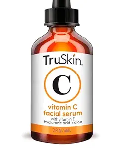 TruSkin Vitamin C Serum For Face – Anti Aging Face Serum with Vitamin C, Hyaluronic Acid, Vitamin E – Brightening Formula – Improve Appearance of Dark Spots, Tone, Fine Lines & Wrinkles, 2 Fl Oz