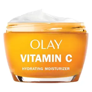 41ZbPsdt7wL._SX300_SY300_QL70_FMwebp_ Olay Vitamin C Face Moisturizer, Brightening Cream for Women, Instant Hydration, Evens Tone, Dark Spot & Hyperpigmentation Reduction, Glowing Skin Care - Niaciniamide, Lactic Acid, 1.7 Oz