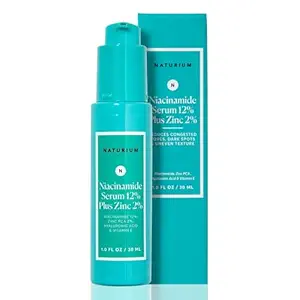 41nX7zamHFL._SX300_SY300_QL70_FMwebp_ Naturium Niacinamide Face Serum 12% Plus Zinc 2%, Anti-Aging, Pore Minimizer & Dark Spot Corrector with Hyaluronic Acid & Vitamin E, Vegan & Cruelty-Free, 1 oz