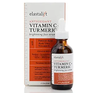41q4eQ752-L._SX300_SY300_QL70_FMwebp_ Elastalift Concentrated Vitamin C + Turmeric Oil Anti Aging Facial Serum Skin Care Booster - Promote Clear & Brighten Skin Tone - Hydrate Dry Skin, Fight Redness, Restore Skin Strength - 1.75 Fl Oz