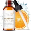Eva Naturals Vitamin C+ Serum for Face – Anti Aging Dark Spot Remover with Retinol, Hyaluronic Acid, Niacinamide & Salicylic Acid – Face Serum for Women for Clear, Smooth, Radiant Skin