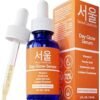 51frH2pII1L._SX300_SY300_QL70_ML2_ SeoulCeuticals Korean Skin Care 20% Vitamin C Hyaluronic Acid Serum + CE Ferulic Acid - Potent Anti Aging, Anti Wrinkle Korean Beauty 1oz