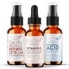 51gvjg76NQL._SX300_SY300_QL70_ML2_ Eva Naturals Anti-Aging Serum Bundle - Vitamin C, Hyaluronic Acid, and Retinol | Face Serum Set for Skin Brightening, Hydration