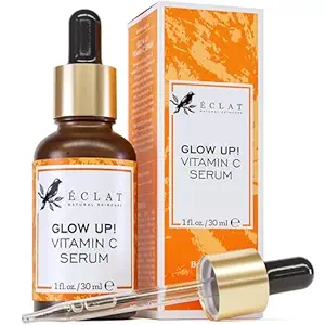Eclat Skincare Vitamin C Face Serum - Skin Care for Dark Spots, Vitamin C Serum with Hyaluronic Acid, Ferulic Acid, & Vit E - Anti Aging and Skin Brightening, Pure Vit C Facial Care - 30 ml