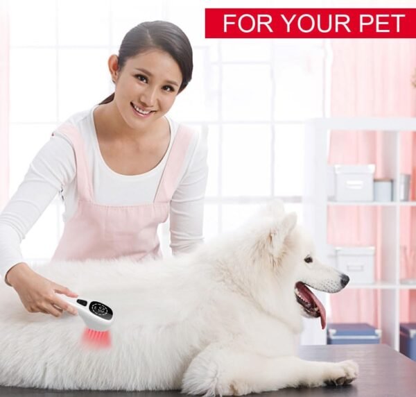 Cold Laser Human/Vet Device with LED Display Targets Joint and Muscles for Infrared Light(2x808nm +12X650nm)