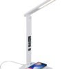 51zFEaygsmL._AC_SL1500_ Theralite Carex Radiance Bright Light Therapy Sun Lamp, 10000 LUX Therapy Lamp, LED Bright White Light with Adjustable Brightness, Alarm Clock, Wireless Charging Station, USB Port, White