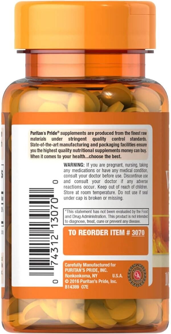 61HG7v92LRL._AC_SL1500_ Puritan's Pride Premium Vitamin K 100mcg, Dietary Supplement for Bone, Joint, and Blood Clotting Health Support, 100 Day Supply, 100 Tablets