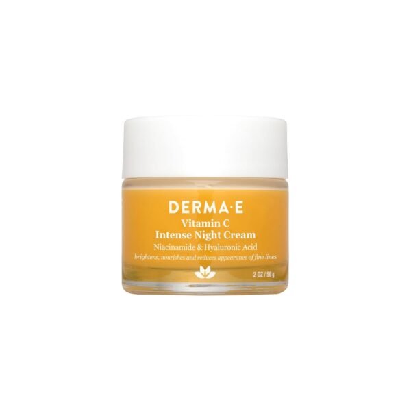 61NyFtJ0z7L._SL1500_ DERMA-E Vitamin C Intense Night Cream – Brightening and Hydrating Facial Skin Renewing Cream – Anti-Aging Overnight Facial Moisturizer, 2 oz