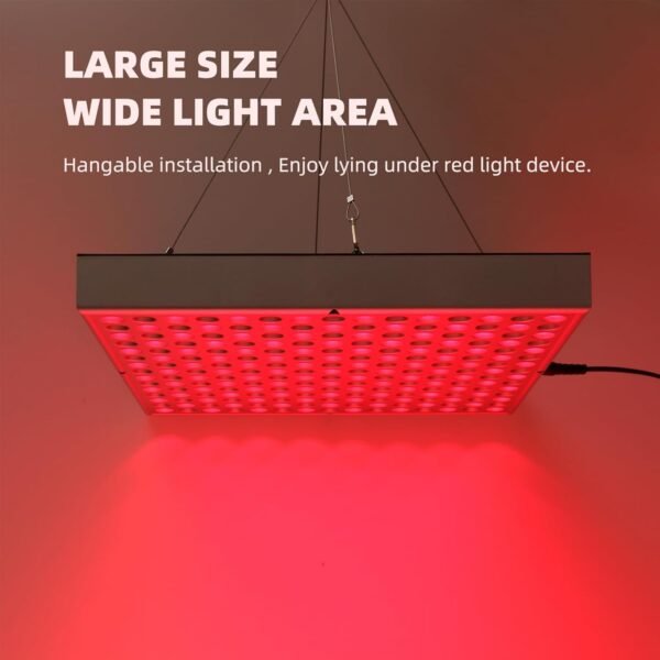 Red-Light-Therapy-Device - 45W LED Panel Deep 660nm and Near-Infrared 850nm LED Light Combo for Skin Beauty,Pain Relief of Muscles and Joints
