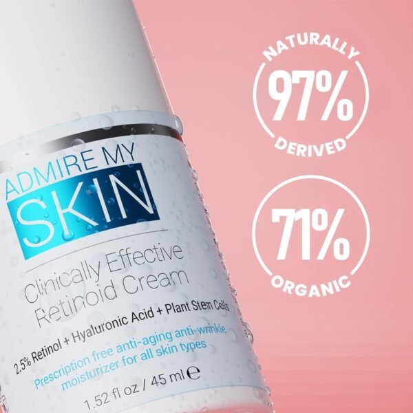Version 1.0.0 Admire My Skin Potent Retinoid Cream - Anti Aging Retinol Cream Moisturizer to Help Clear Acne Prone Skin, Eliminate Wrinkles and Provide You With That Healthy Youthful Glow