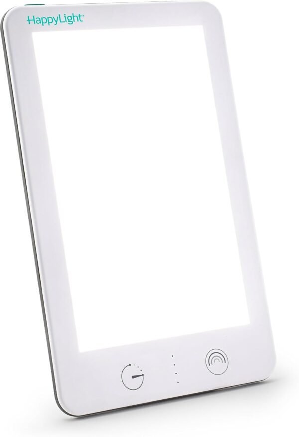 61l3qyCrYL._AC_SL1500_ Verilux HappyLight Lumi Plus - Light Therapy Lamp with 10,000 Lux, UV-Free, LED Bright White Light with Adjustable Brightness, Countdown Timer, & Detachable Stand - Boost Mood, Sleep, and Focus