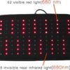 Red & Infrared Light Therapy Belt for Pain Relief Flexible Wearable Wrap Deep Therapy Pad with Timer for Back Shoulder Joints Muscle Pain Relief