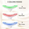 Neck Face Massager, Portable Facial Massager, 3 Modes Face Sculpting Tool, Face Massager Tool for Skin Care, (White)