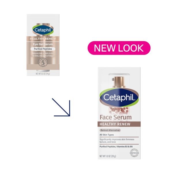 712HBFSSQL._SL1500_ Cetaphil Healthy Renew Anti Aging Face Serum 1 Oz, Retinol Alternative Serum for Face with Niacinamide & Peptides, Skincare for Sensitive Skin with Vitamin B Complex, Fragrance Free