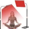 Red Light Therapy for Body: Infrared Light Therapy Panel Lamp with Stand, 660nm Deep Red and 850nm Near Infrared LED Device at Home for Face and Body
