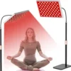 Red Light Therapy for Body: Infrared Light Therapy Panel Lamp with Stand, 660nm Deep Red and 850nm Near Infrared LED Device at Home for Face and Body