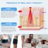 7136Kz3YlEL._AC_SL1500_ Red Light Therapy Infrared Light Therapy Wrap Belt for Body Pain Relief Wearable Large Pad for Waist Back Stomach Muscle Repair, Decrease Inflammation, Speed Healing LED 660nm&850nm with Controller