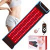 716KTYn1BxL._AC_SL1500_ Red Light Therapy Infrared Light Therapy Wrap Belt for Body Pain Relief Wearable Large Pad for Waist Back Stomach Muscle Repair, Decrease Inflammation, Speed Healing LED 660nm&850nm with Controller
