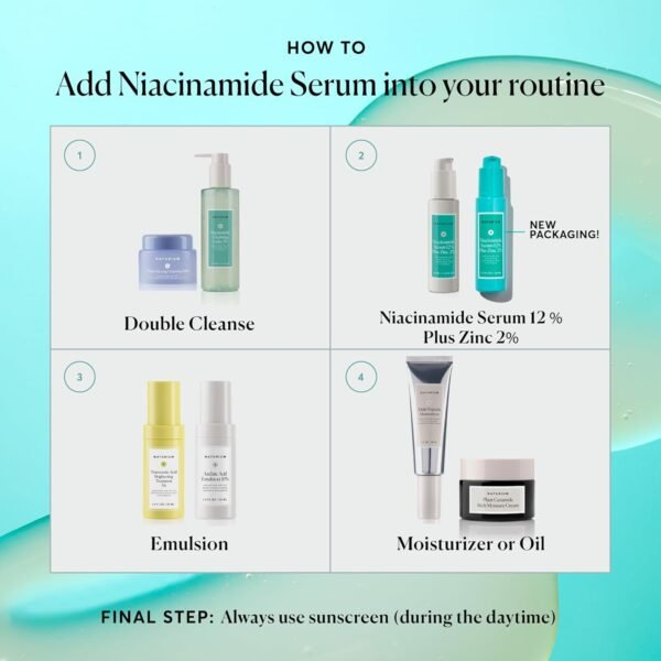 717ho4nniyL._SL1500_ Naturium Niacinamide Face Serum 12% Plus Zinc 2%, Anti-Aging, Pore Minimizer & Dark Spot Corrector with Hyaluronic Acid & Vitamin E, Vegan & Cruelty-Free, 1 oz