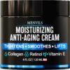 Mens Face Moisturizer Cream - Anti Aging & Wrinkle for Men with Collagen, Retinol, Vitamins E, Jojoba Oil - Face Lotion - Age Facial Skin Care - Eye Wrinkle - Day & Night - 4 oz