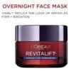 L'Oreal Paris Revitalift Triple Power Anti-Aging Overnight Mask, Pro Retinol, Hyaluronic Acid & Vitamin C, Reduce Wrinkles 1.7 Oz