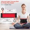 Red Light Therapy for Body, Infrared Light Therapy for Shoulder Waist Muscle Pain Relief, Upgraded 3 in 1 Led Beads, 660nm Red Light &850nm Near Infrared Light Therapy Belt Wrap Timer Remote Control