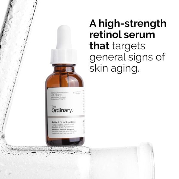 The Ordinary Retinol 1% in Squalane, High-Strength Retinol Serum for Anti-Aging and Skin Smoothing