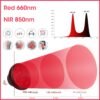 Red Light Therapy Lamp-54W 18 LED Infrared Light Therapy Device with Adjustable Lamp Holder, 660nm Red and 850nm Near Infrared for Face Body
