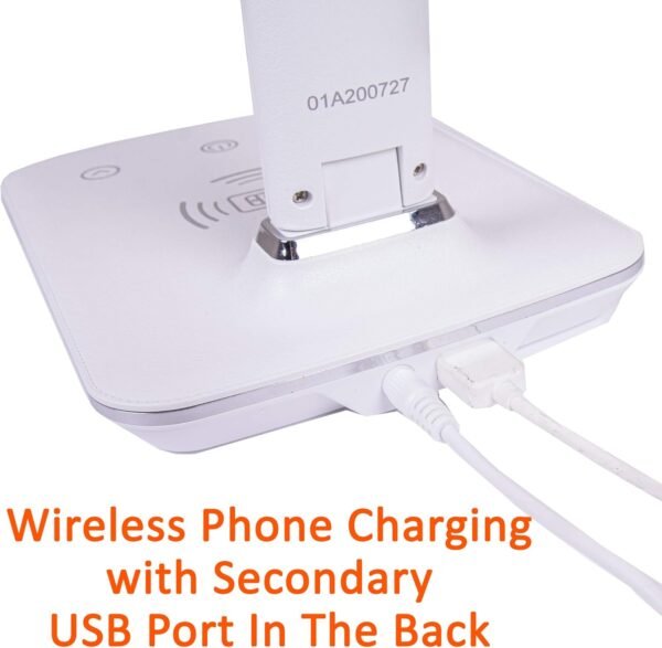 71HXfHaPpZL._AC_SL1500_ Theralite Carex Radiance Bright Light Therapy Sun Lamp, 10000 LUX Therapy Lamp, LED Bright White Light with Adjustable Brightness, Alarm Clock, Wireless Charging Station, USB Port, White