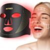 71I9Jk5E24L._AC_SL1500_ Red Light Therapy for Face, 3 Modes Portable Led Face Mask Light Therapy with Remote, Near-Infrared 850 Red Light Mask with Timing Function, Led Light Therapy at Home 180 LED Beads