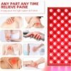 Red-Light-Therapy-Device - 45W LED Panel Deep 660nm and Near-Infrared 850nm LED Light Combo for Skin Beauty,Pain Relief of Muscles and Joints