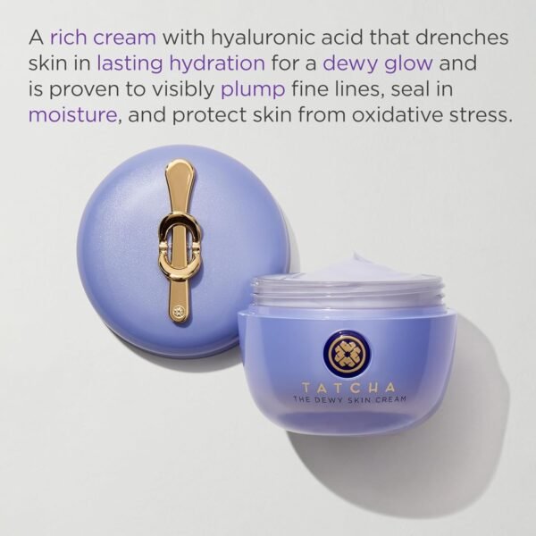 71LaW8WJWvL._SL1500_ TATCHA The Dewy Skin Cream | Rich Face Cream to Hydrate, Plump and Protect Dry and Combo Skin, 50 ml | 1.7 oz