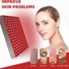 Red-Light-Therapy-Device - 45W LED Panel Deep 660nm and Near-Infrared 850nm LED Light Combo for Skin Beauty,Pain Relief of Muscles and Joints