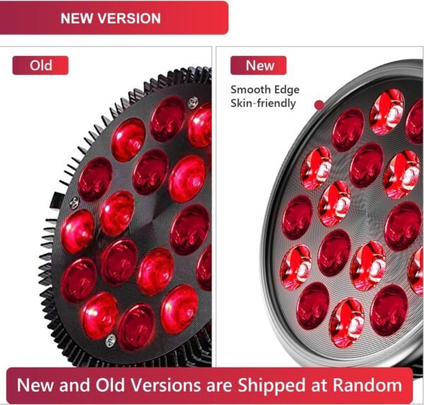 wolezek Red Light Therapy Bulb, 18 LEDs Red Light for Body and Face with 660nm and 850nm Near-Infrared Combo Wavelength, Infrared Light Therapy Lamp Device for Skin Care Pain Relief (Only Bulb)