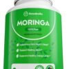Rosabella Moringa Capsules - Pure Moringa Powder, Energy, Skin, Immune & Gut Health Superfood, Rich in Antioxidants, Essential Vitamins & Amino Acids, Natural Green Superfood Supplement - 60 Count