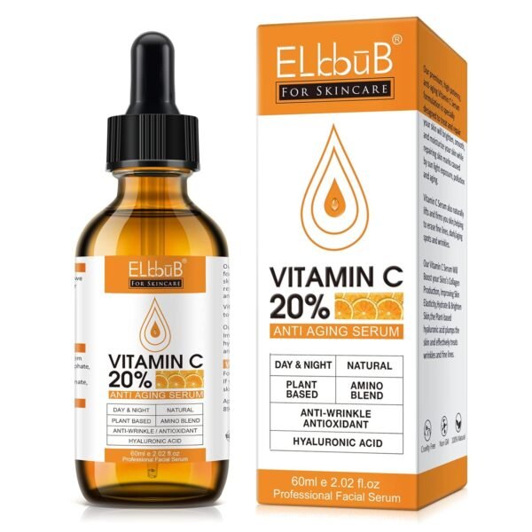 71XKWmqoqL._SL1500_ Premium 20% Vitamin C Serum For Face with Hyaluronic Acid, Retinol & Amino Acids - Boost Skin Collagen,Hydrate & Plump Skin, Anti Aging & Wrinkle Facial Serum 60ml