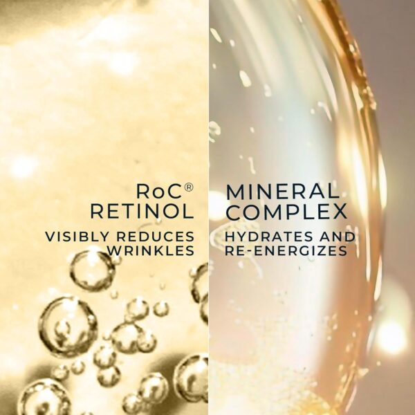 71amCl45irL._SL1500_ RoC Retinol Correxion Deep Wrinkle Retinol Face Serum with Ascorbic Acid, Daily Anti-Aging Skin Care Treatment for Fine Lines, Dark Spots, Acne Scars, 1 Ounce (Packaging May Vary)