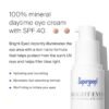 Supergoop! Bright-Eyed Mineral Eye Cream, 0.5 fl oz - SPF 40 PA+++ Hydrating & Illuminating Mineral Sunscreen - Under Eye Cream for Dark Circles & Puffiness - Revives Tired Eyes