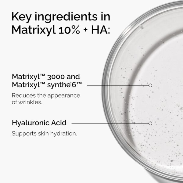 The Ordinary Matrixyl 10% + Hyaluronic Acid, Anti-Aging Serum for Fine Lines and Wrinkles, 1 Fl Oz