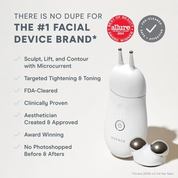 71tgwwfHELL._AC_SL1500_ NuFACE TRINITY+ Effective Lip & Eye Attachment for Microcurrent Facial Device - FDA Cleared At Home Eye Lift & Smile Lines Treatment to Tighten & Tone Hard-to-Reach Areas Around Mouth and Eyes
