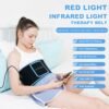71v35bn0T5L._AC_SL1500_ Red Light Therapy Infrared Light Therapy Wrap Belt for Body Pain Relief Wearable Large Pad for Waist Back Stomach Muscle Repair, Decrease Inflammation, Speed Healing LED 660nm&850nm with Controller