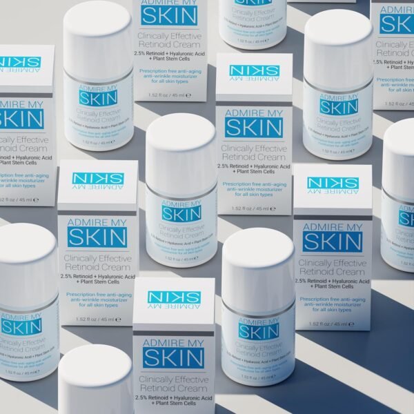 8115TPAVYQL._SL1500_ Admire My Skin Potent Retinoid Cream - Anti Aging Retinol Cream Moisturizer to Help Clear Acne Prone Skin, Eliminate Wrinkles and Provide You With That Healthy Youthful Glow
