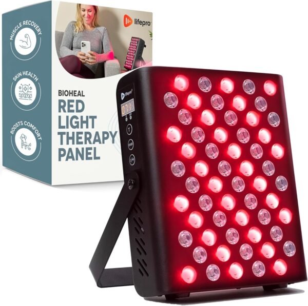 81OwLbTA5oL._AC_SL1500_ LifePro Red Light Therapy for Body, Face - Near Infrared Light Therapy Panel - Lessens Pain, Inflammation, Skin Health - 660nm and 850nm Red and Near Infrared LEDs to Improve Circulation