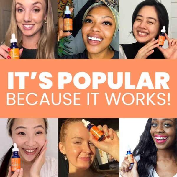 81ZKk6lRtcL._SL1500_ SeoulCeuticals Korean Skin Care 20% Vitamin C Hyaluronic Acid Serum + CE Ferulic Acid - Potent Anti Aging, Anti Wrinkle Korean Beauty 1oz