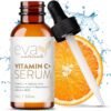 Eva Naturals Vitamin C+ Serum for Face – Anti Aging Dark Spot Remover with Retinol, Hyaluronic Acid, Niacinamide & Salicylic Acid – Face Serum for Women for Clear, Smooth, Radiant Skin